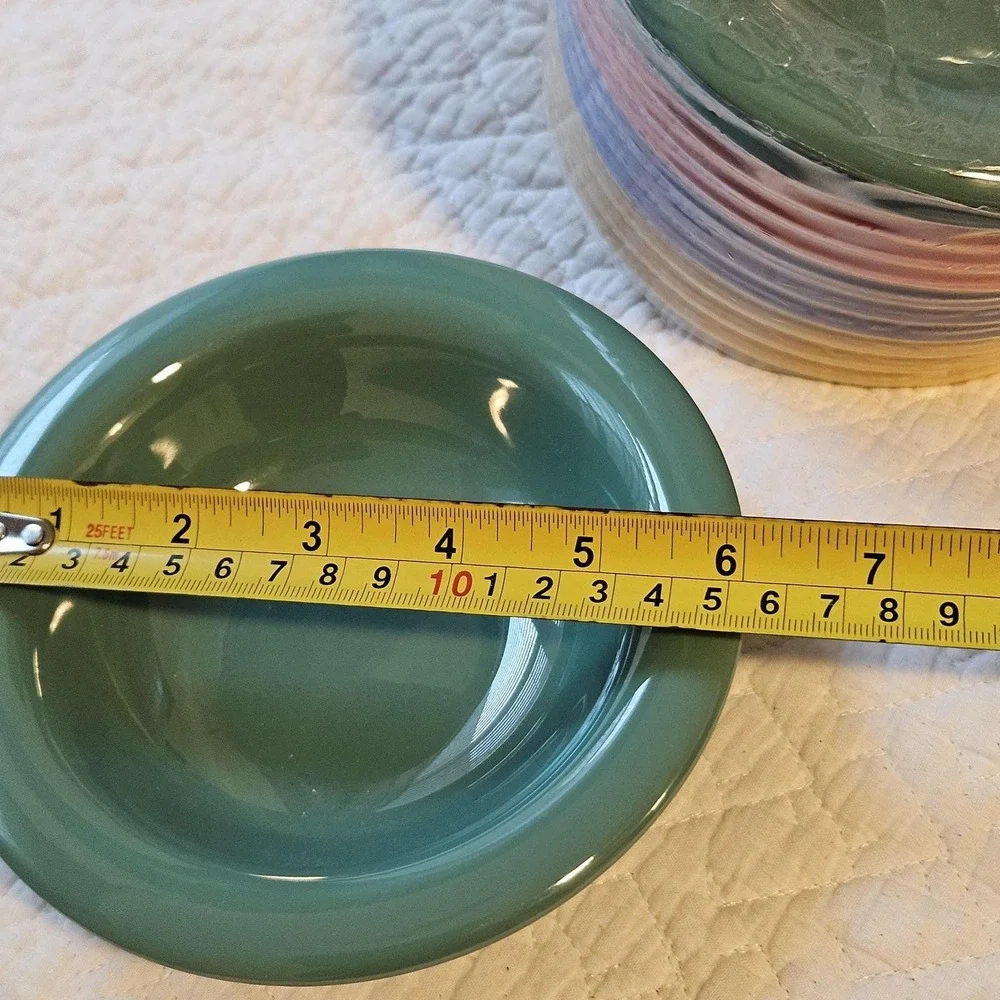 G.E.T. B-86 Diamond Mardi Gras Melamine 6 Inch 8oz Bowls Multi-Color Set of 12‎